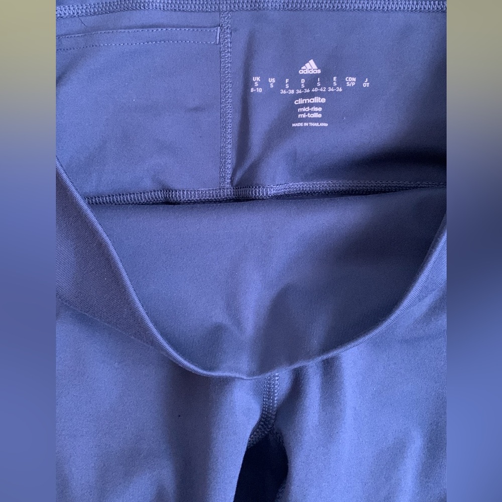 Adidas Climalite Mid Rise workout Legging - Picture 6 of 10